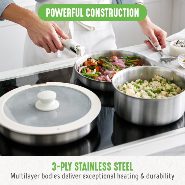 Cast aluminum non-stick pan - Image 2