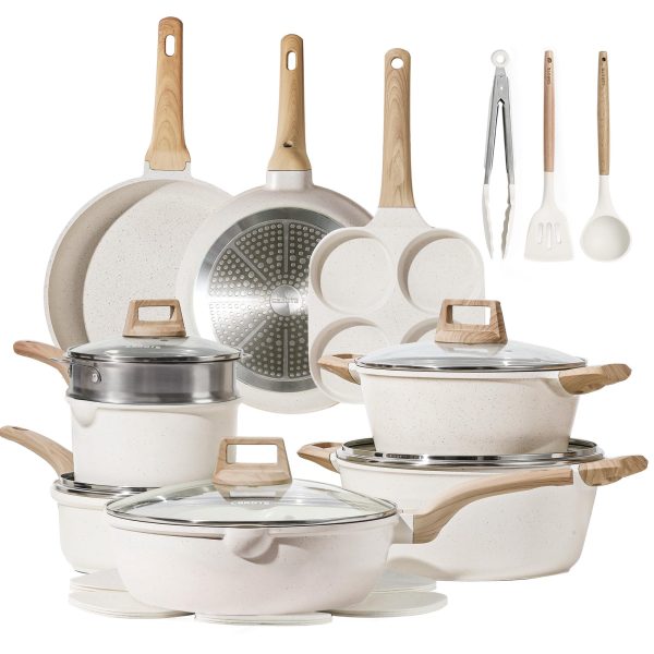 Cast aluminum non-stick pan