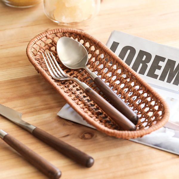 Walnut Handle Silverware - Image 3
