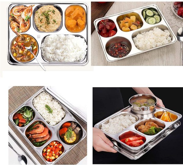 Containers with Lids Divided Food Trays - Image 5