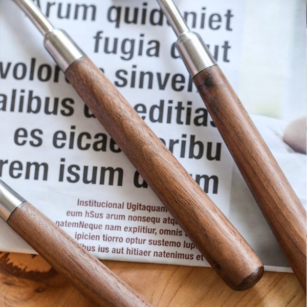 Walnut Handle Silverware - Image 5